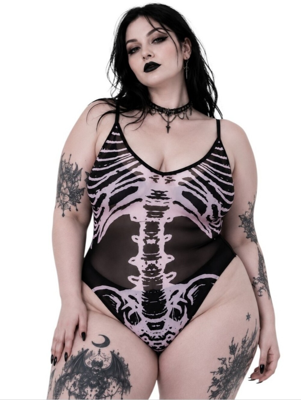 Killstar Sk8ter Girl Bodysuit [Plus]